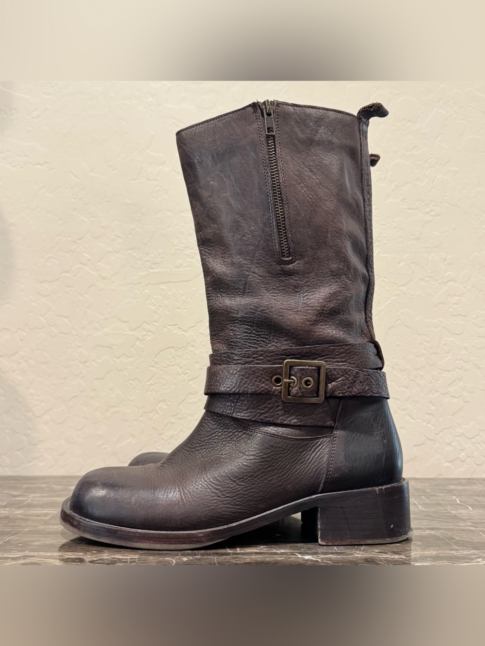 Vintage Foundry Co. Philippa Belted Moto Boots